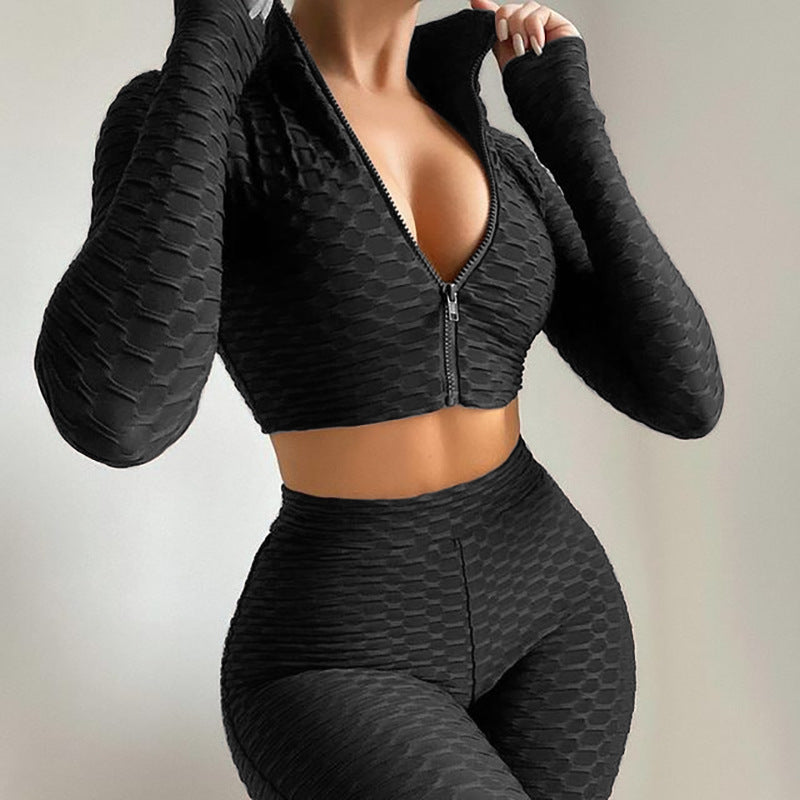 High-performance tummy control and butt lift tracksuit